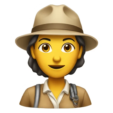 Female archeologist sticker
