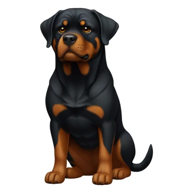 Rottweiler dog sticker