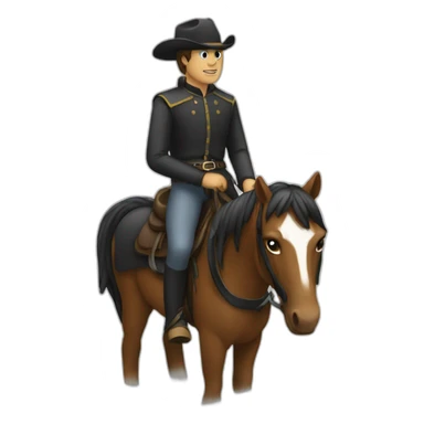 Horseman sticker