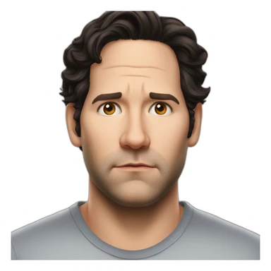 Paul Rudd Serious sticker