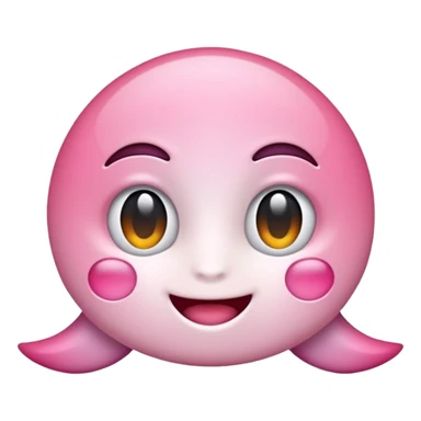 Coração  colorido branco e rosa degrade sticker