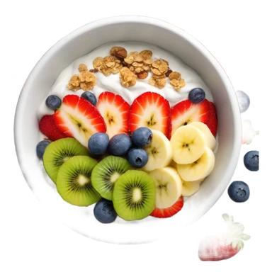 Yoghurt fruit bowl  sticker