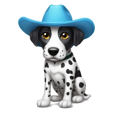Un dalmata con sombrero sticker