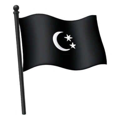 Black Kalema Flag emoji sticker