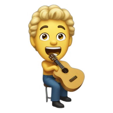 Un tuno cantando sticker