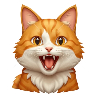 Gato gritando sticker