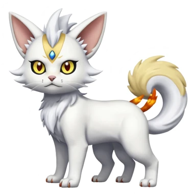 Trico-Absol-Meowth-Gatomon-fusion, full body sticker