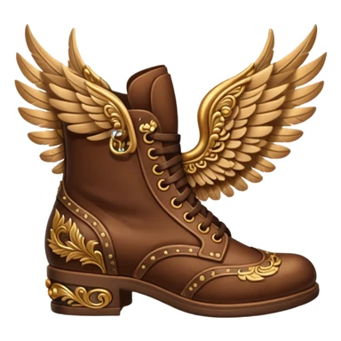 shoes with wings sticker