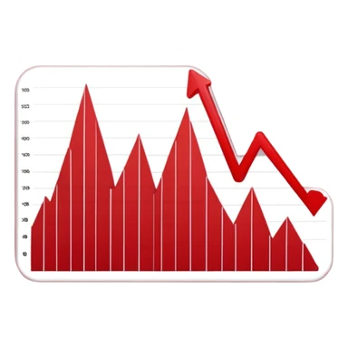 health declining chart sticker