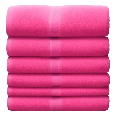 Pink and hot pink towels  sticker