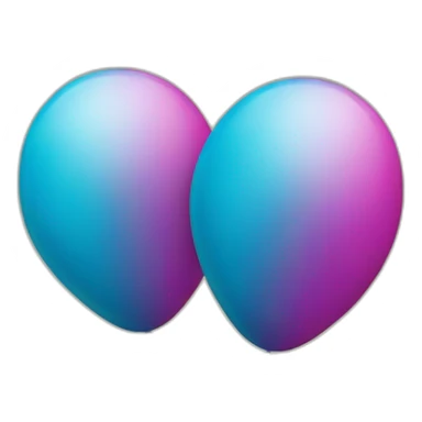 two balloons sticker