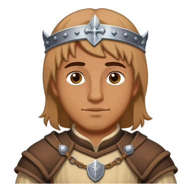 DnD character and his full medieval daily outfit sticker