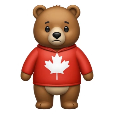 canadian bear sticker