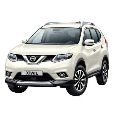 2019 white nissan x trail sticker