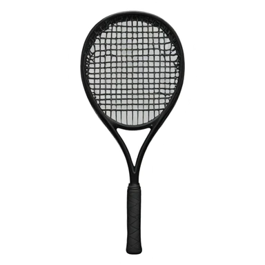 Chanel Tennis racket in black sticker
