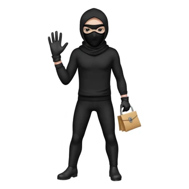 Thief full body sticker
