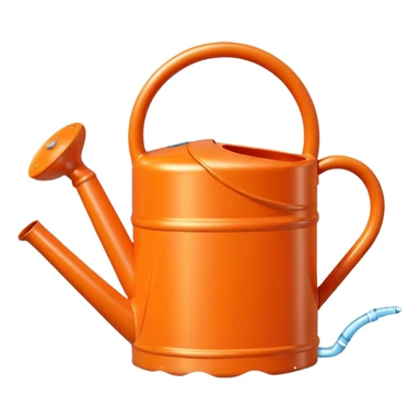 orange Watering Can sticker