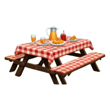 Fall picnic on a lake scenery  sticker