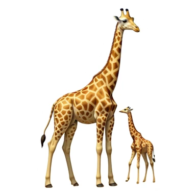 cinematic-giraffe-realistic-full-body-standing-emoji,-towering-elegantly-over-the-savanna,-long-neck-arched-slightly,-head-tilted-dramatically,-sleek-golden-coat-with-bold-brown-patches,-large-dark-eyes-exuding-playful-wisdom,-simplified-yet-realistic-focused-features,-highly-detailed,-glowing-with-an-almost-sarcastic-glow expressive eyes sticker