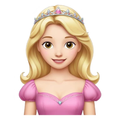 Emoji de la princesa  aurora   sticker