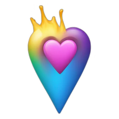 Cœur avec une flèche à l’intérieur  sticker