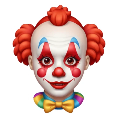 Tried clown sticker