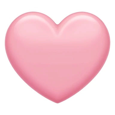 Baby pink heart emoji sticker