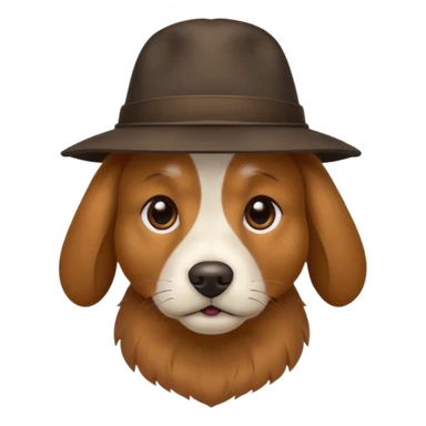 Hund mit Mütze  sticker