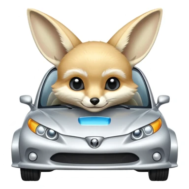 fennec car sticker