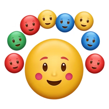 can some of the juggling balls faces (depicting customers and stakeholders) sticker