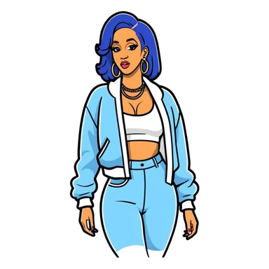 Cardi b sticker