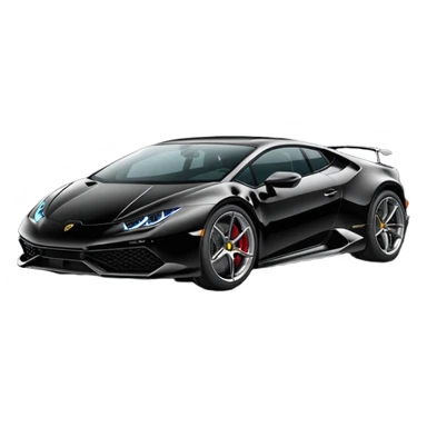 Lamborghini huracan, noir sticker