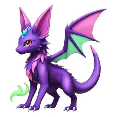 Salandit-Noivern-Espeon-Hybrid (Full body) sticker