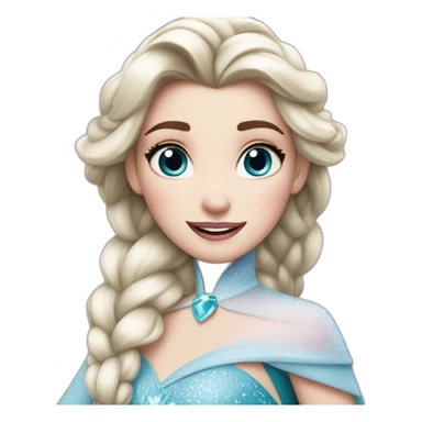 Elsa from disney sticker
