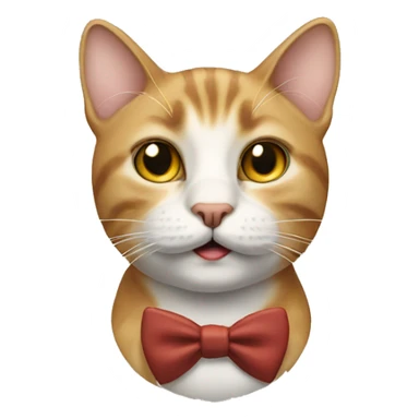 cat with moustache sticker