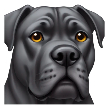 Black cane corso  sticker