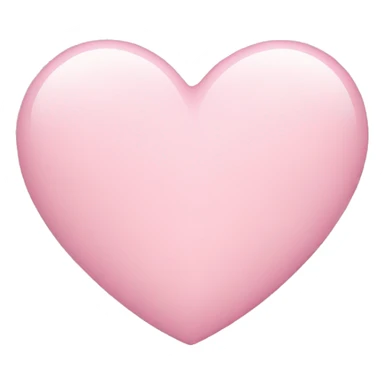 light pink heart  sticker