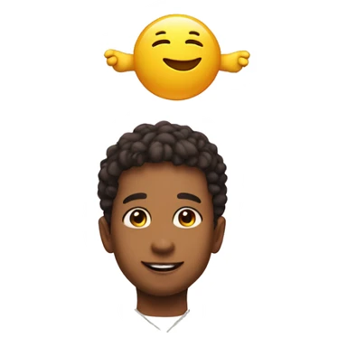 Jeaus floating above a kid sticker