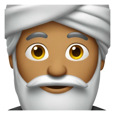 Man in turbin sticker