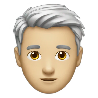 Tête regard fuyent sticker