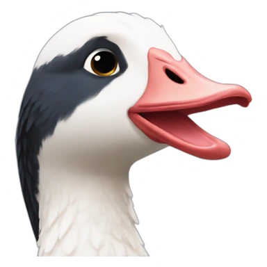 Inlove goose sticker