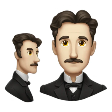 Nicolas tesla sticker
