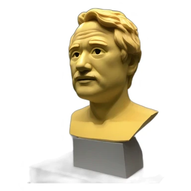 Satoshi Nakamoto Bust Budapest, Hungary sticker