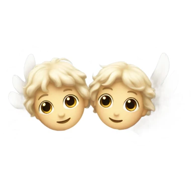 Cute angel wing sticker