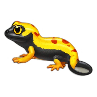 Fire salamander sticker