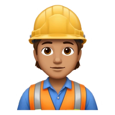 House with construction workers  sticker