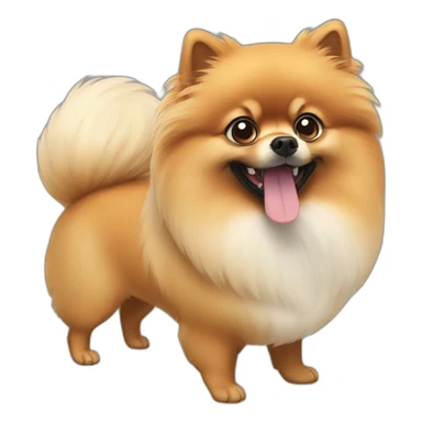pomeranian-blackspitz sticker