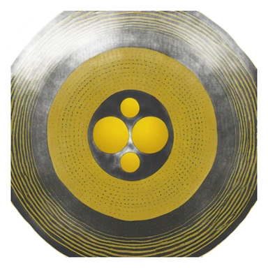 2 overlapping circles in Create an emoji featuring two overlapping circles in a rich yellow color (#FFD700 or similar to Paddle's brand yellow). The circles should be identical in size and overlap by about 30-40% in the center, creating a vesica piscis shape. The design should be clean and minimal with a solid fill. Each circle should be approximately 45% of the total emoji canvas width to ensure good visibility at small sizes. The overall effect should be simple and bold, like a Venn diagram but more stylized. The circles should be perfectly geometric with no distortion or decorative elements."
Key specifications:

Two identical circles
Paddle yellow color (#FFD700)
30-40% overlap in center
Clean, minimal style
No outlines or additional elements
Centered in the emoji square
Bold, simple presence sticker