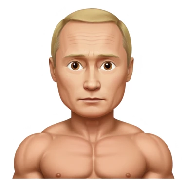 putin-with-muscle sticker