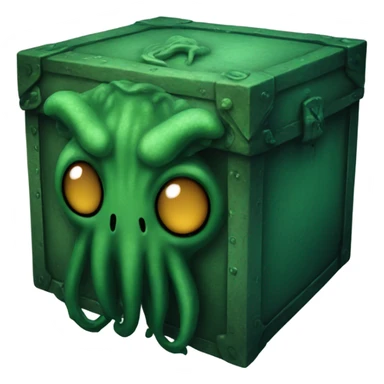 Cthulhu Box modeling sticker